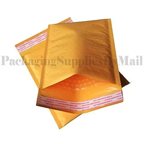 10.5 x 16 #5 Kraft Bubble Padded Shipping Mailers Envelopes Bags Case 100 Pcs