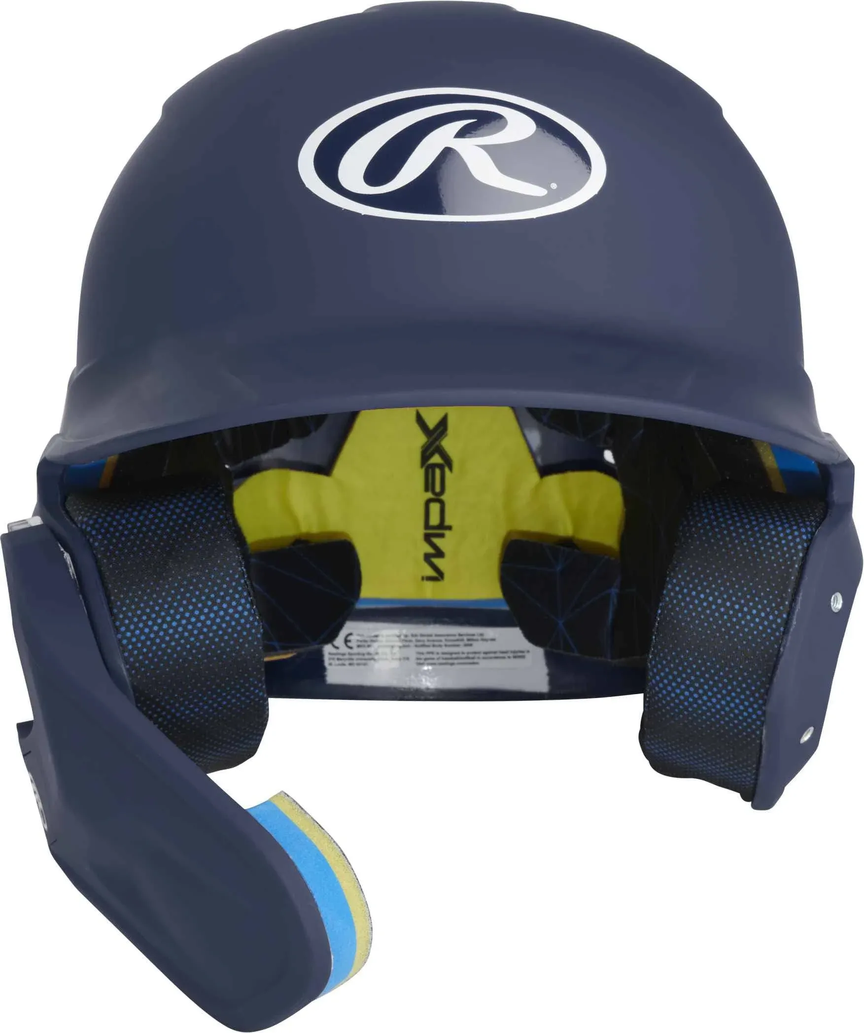 Rawlings Mach Adjust Junior Batting Helmet, Navy / LHB