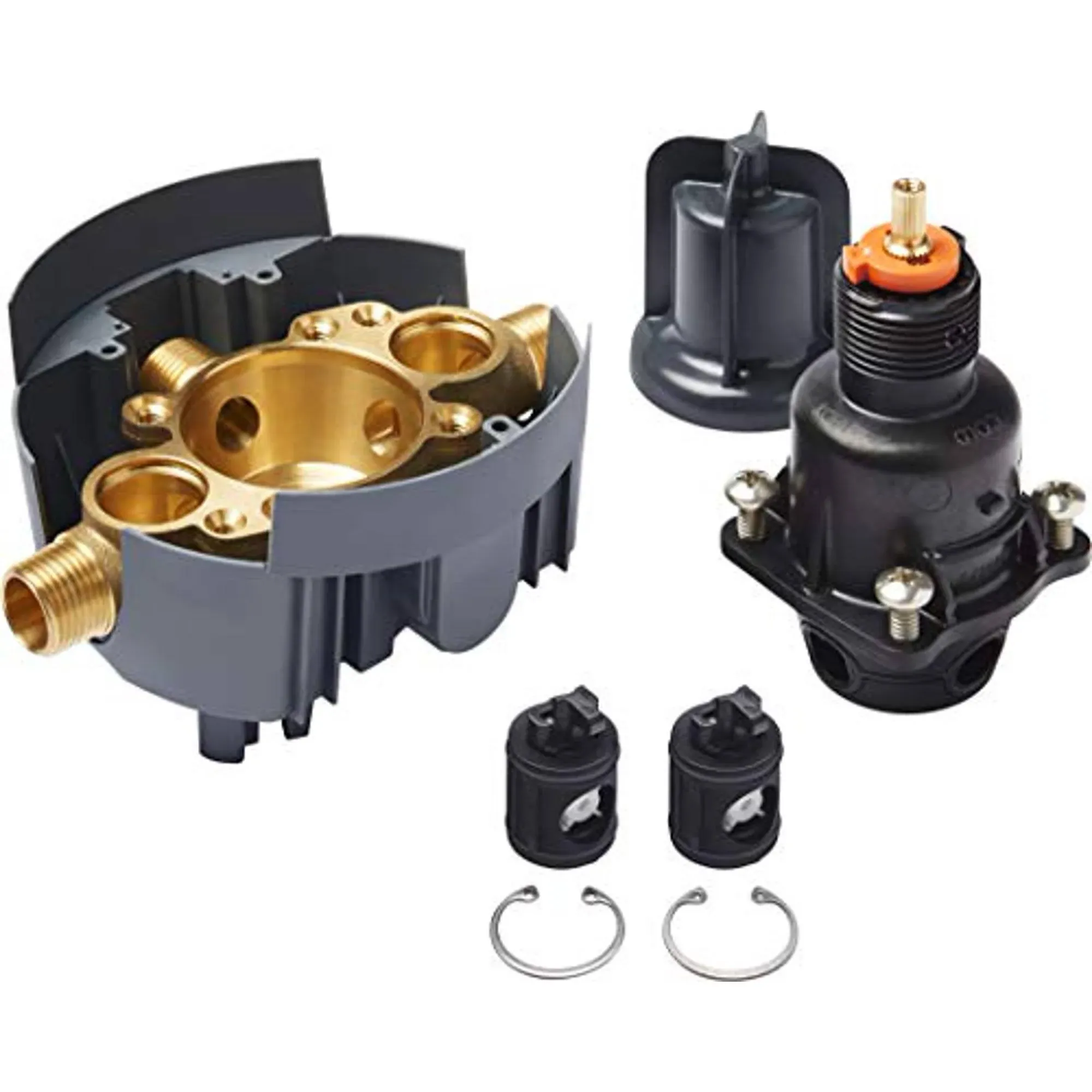 Kohler 8304-KS-NA K- Rite-Temp Pressure-Balancing Valve Body and Cartridge Kit with Service Stops