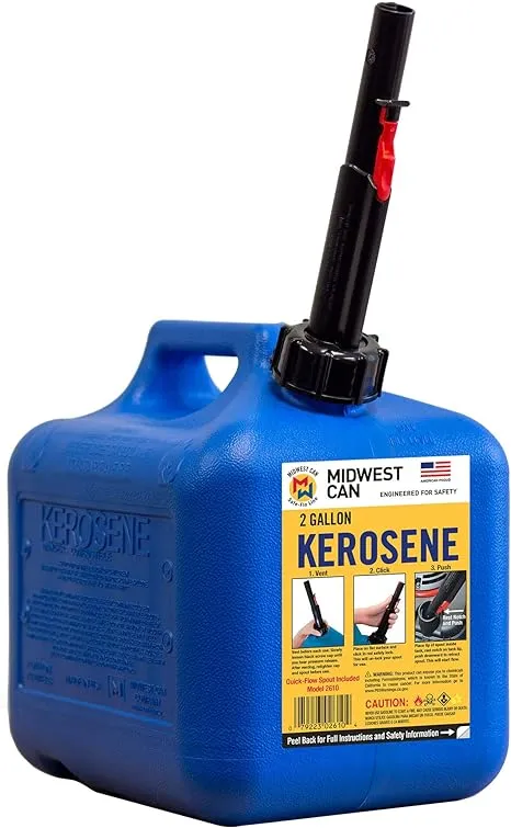 Midwest Can 2610 Kerosene Can - 2 Gallon Capacity