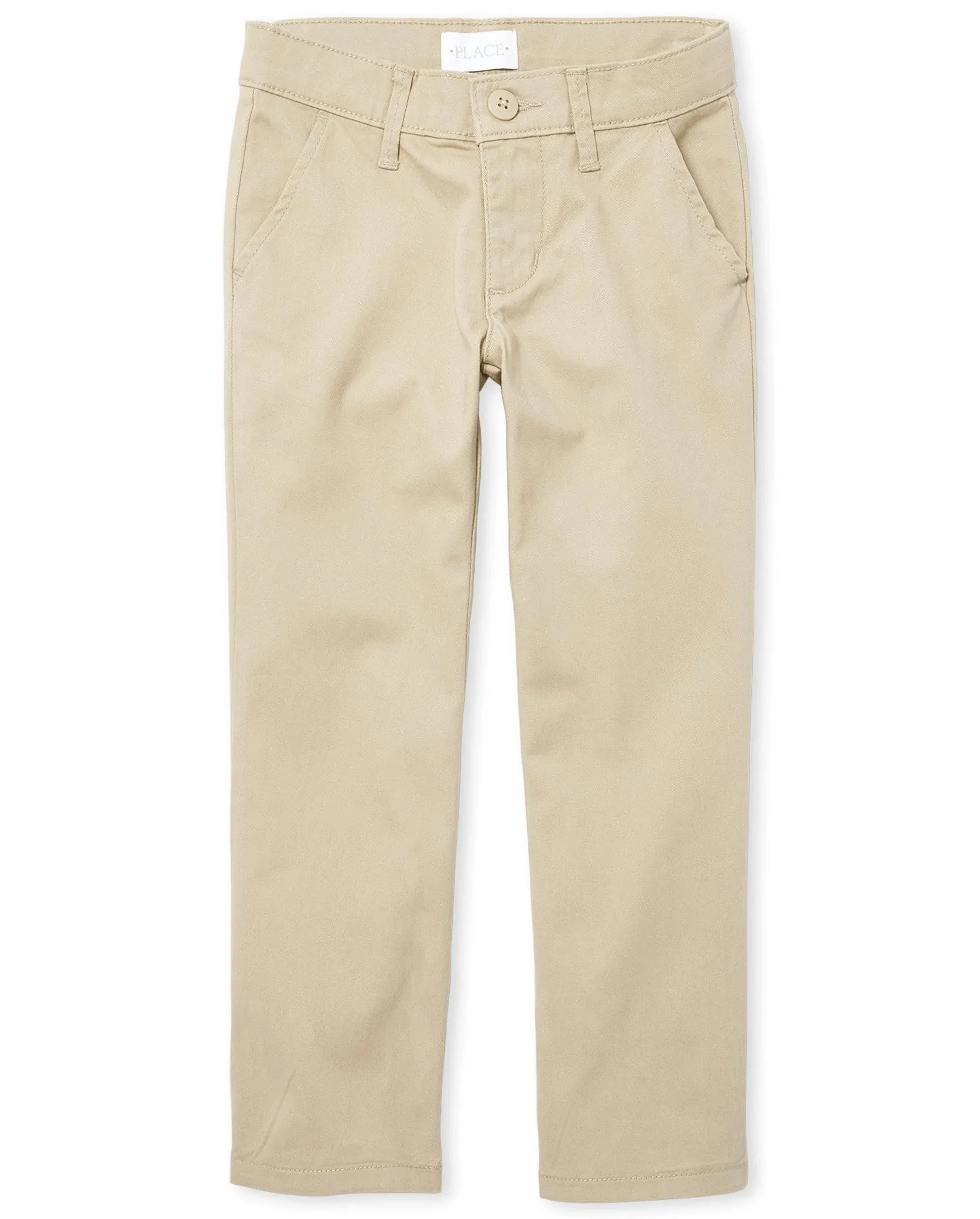 The Children's Place Girls' Uniform Bootcut Chino Pants