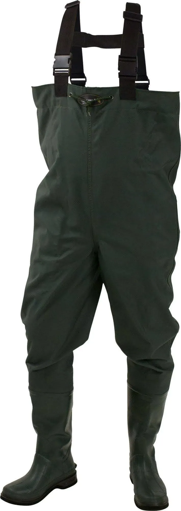 Frogg Toggs Cascades 2 - Ply Poly/Rubber Cleated Bootfoot Chest Waders Green 7