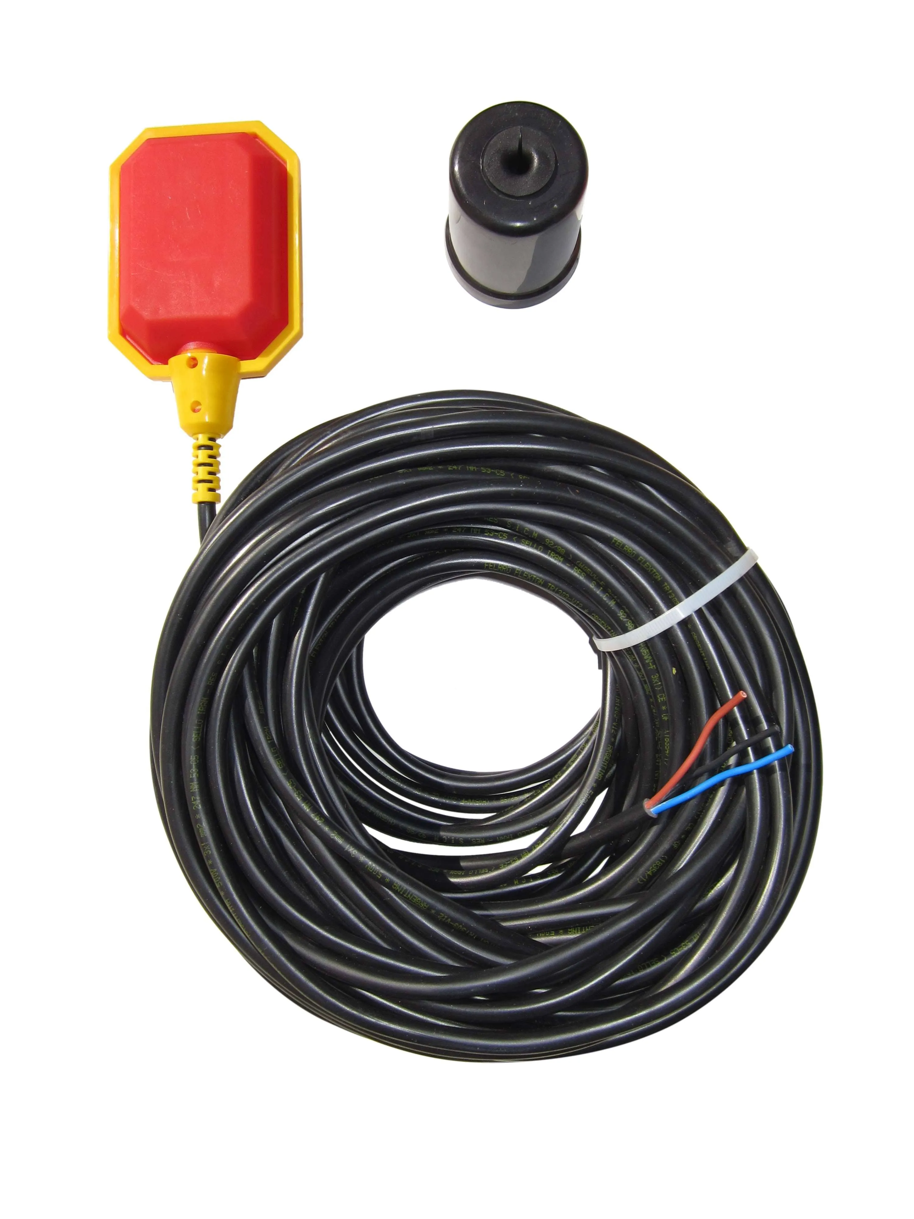 Float Switch W / 100 ft. Cable, Water Tank, Sump Pump, White