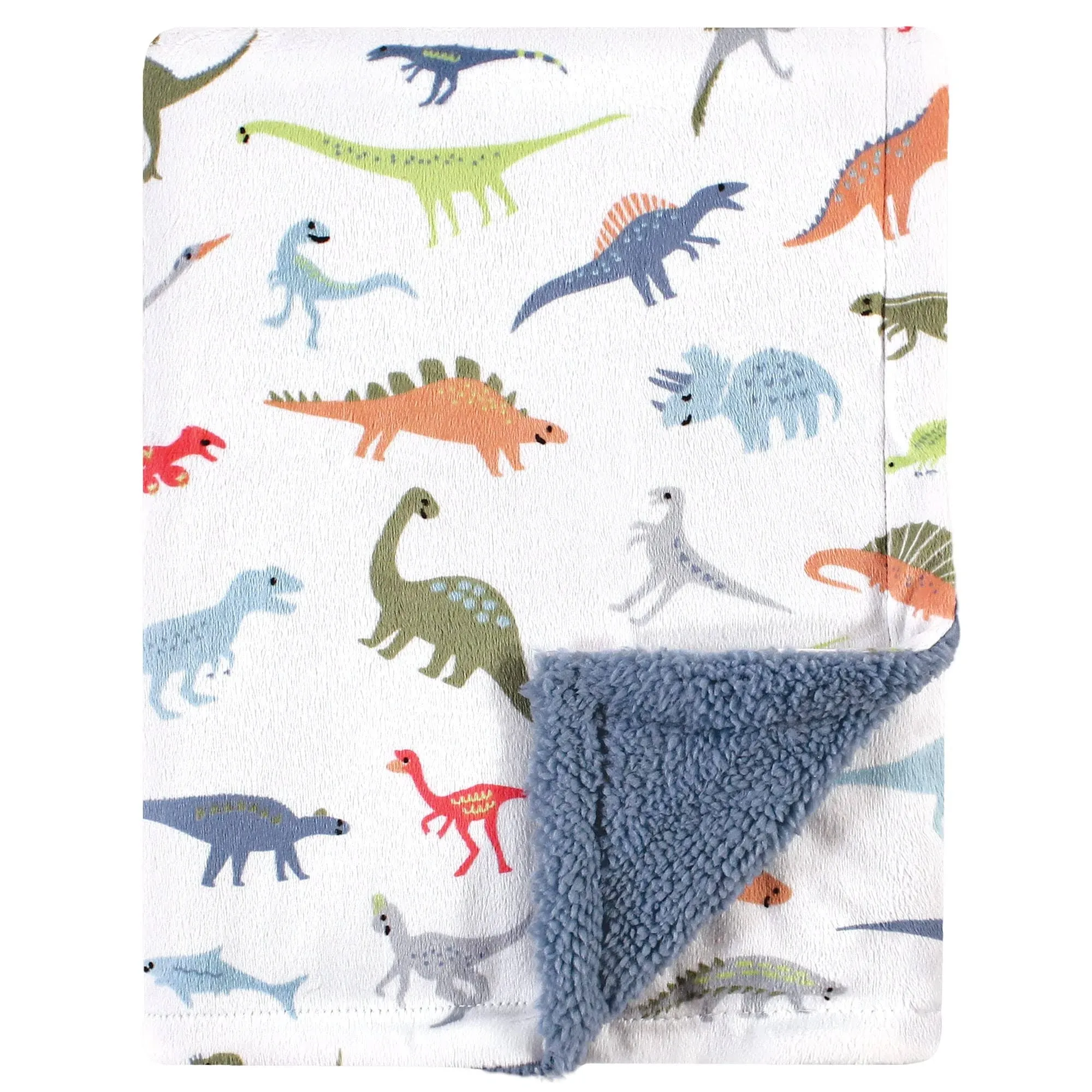 Hudson Baby Dinosaurs Plush Blanket