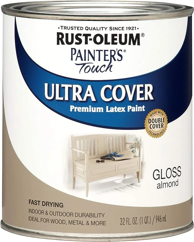 Rust-Oleum 224430T Quart Latex Primer Paint White