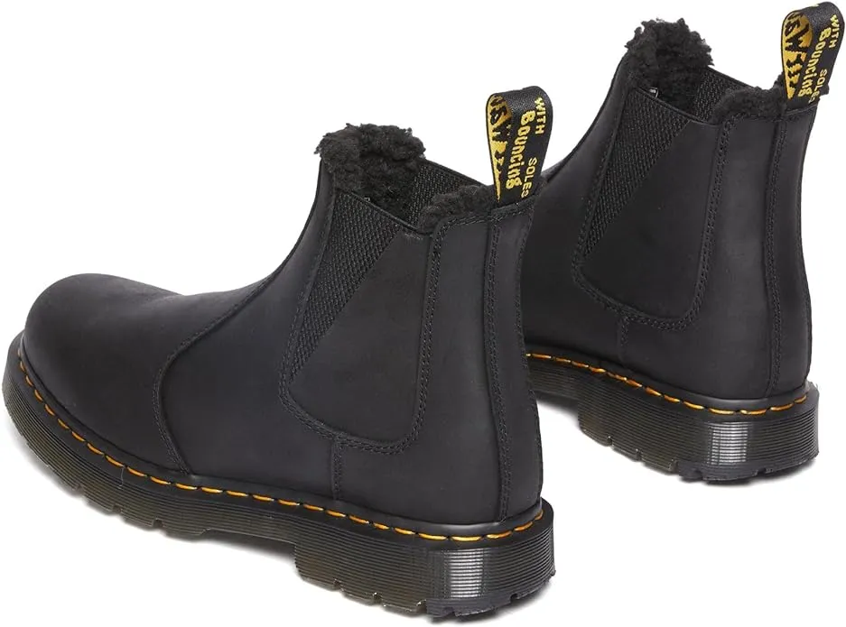 Dr. Martens Bottes à plateforme doublées de fausse fourrure Chelsea 2976