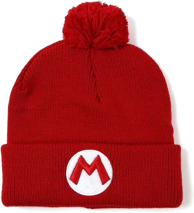 Nintendo Super Mario Bros Mario Knit Hat