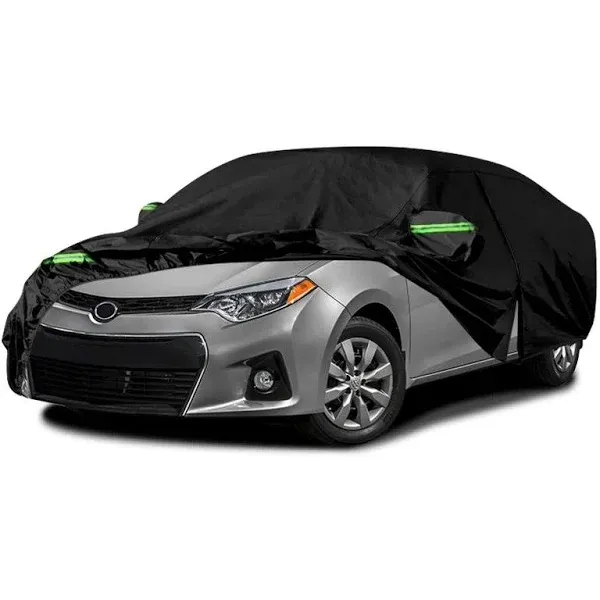 Car Covers Waterproof All Weather Replace for 2013-2024 Toyota RAV4, 6 Layers Custom-Fit Outdoor Full Car Covers with Zipper Door for Snow Rain Dust Hail Protection (Rav4)