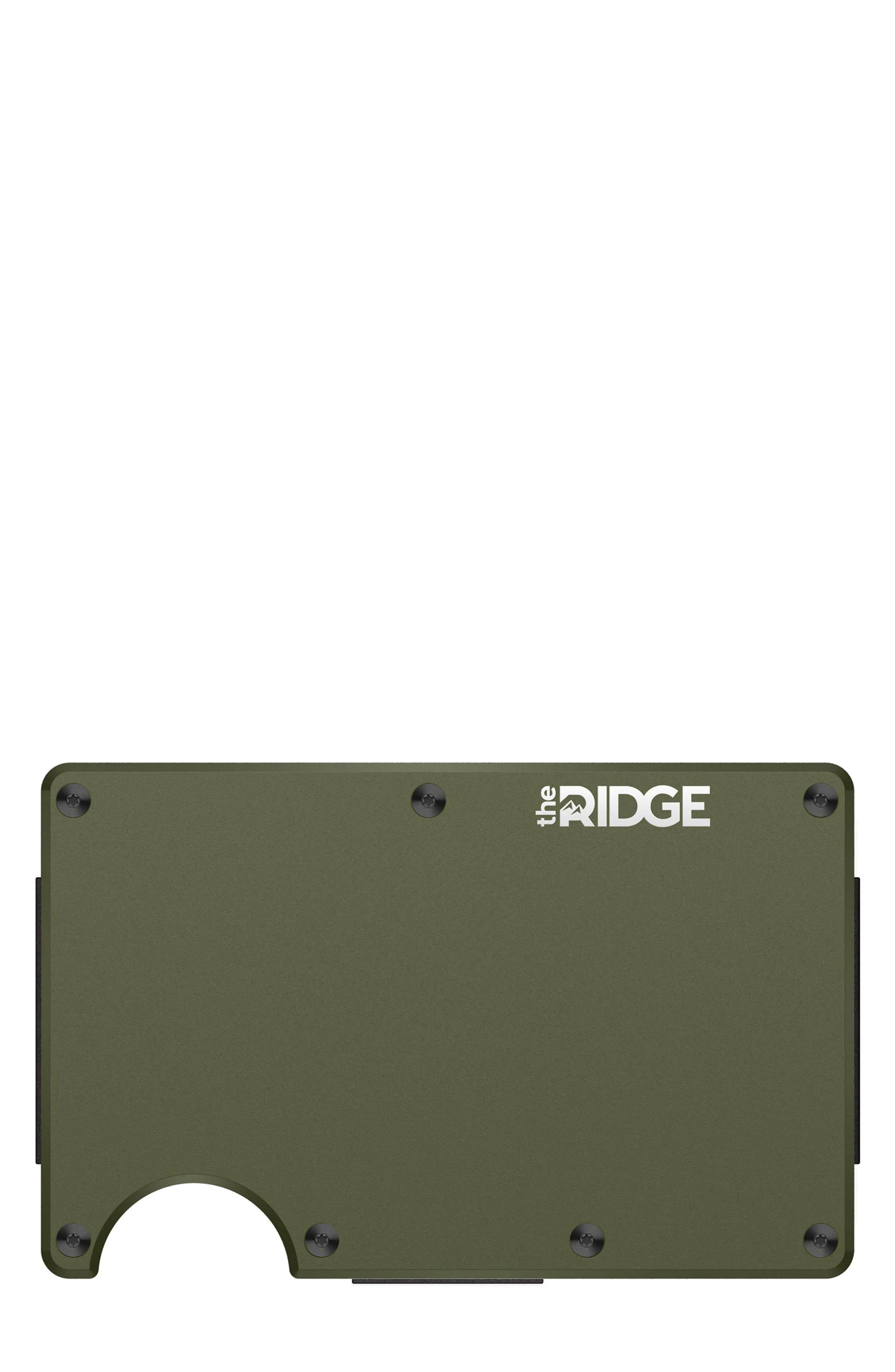 Ridge Aluminum Cash Strap Wallet-Matte Olive