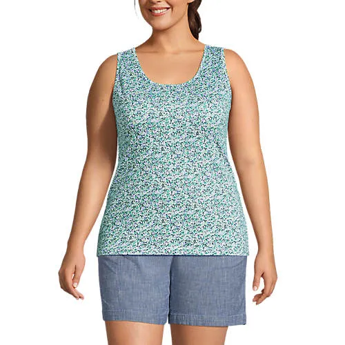 Women's Plus Size Cotton Tank Top