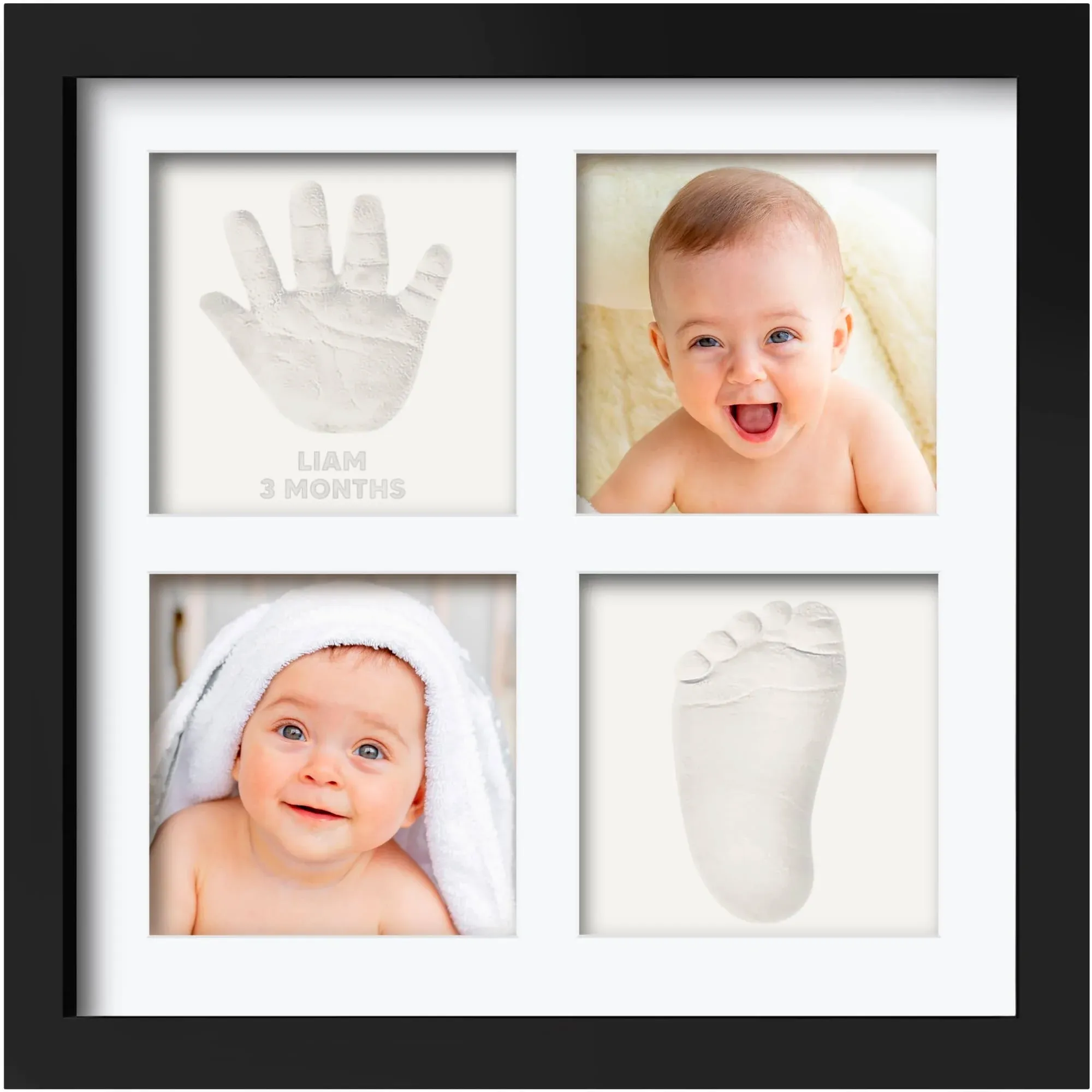 KeaBabies Ever Baby Hand & Footprint Keepsake Frame