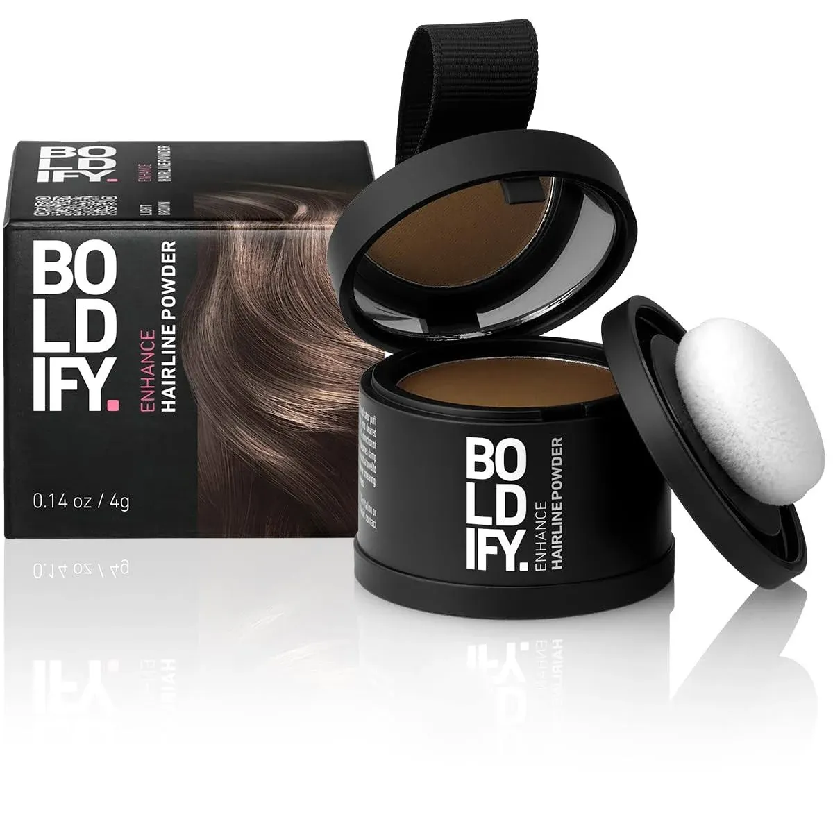 BOLDIFY Hairline Powder Instantly Conceals 0.14 Ounce (Pack of 1), Ash Brown 