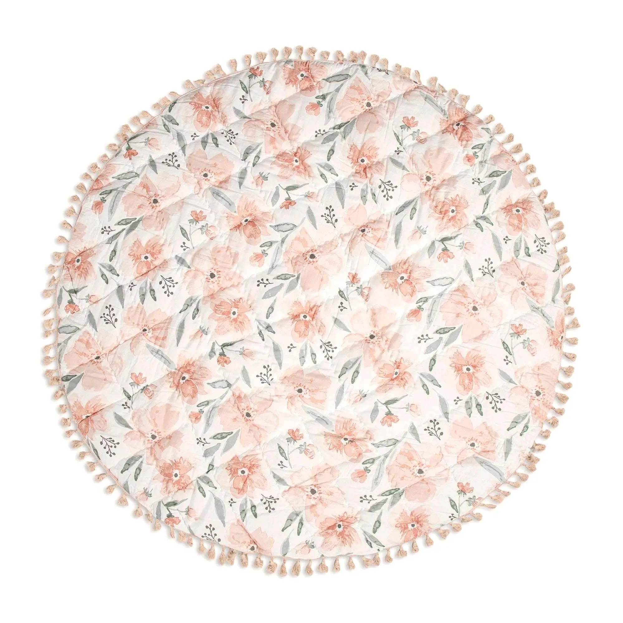 Crane Baby Cotton Quilted Activity Playmat - Parker Floral