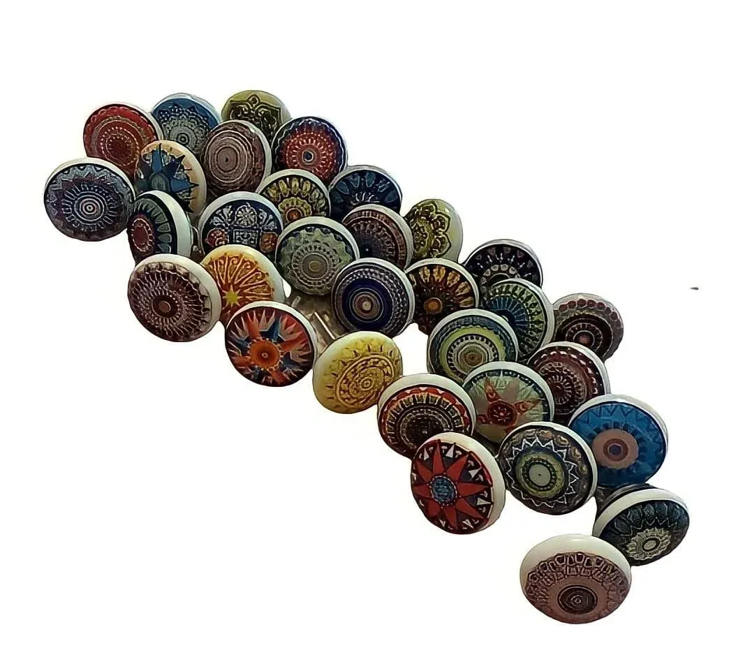 Ceramic Knobs Multi Color Multi Design Ceramic Door Knobs Kitchen Cabinet Drawer