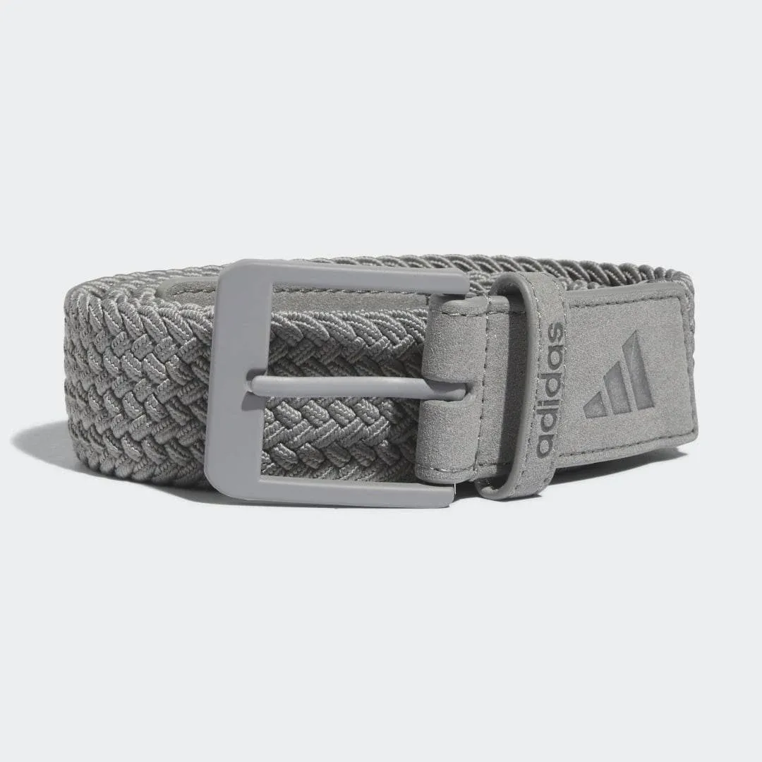 Adidas Braided Stretch Golf Belt Black S/M