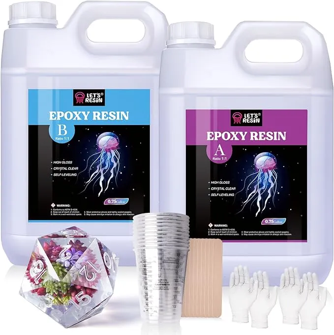 Let's Resin Epoxy Resin 2 Gallon Kit