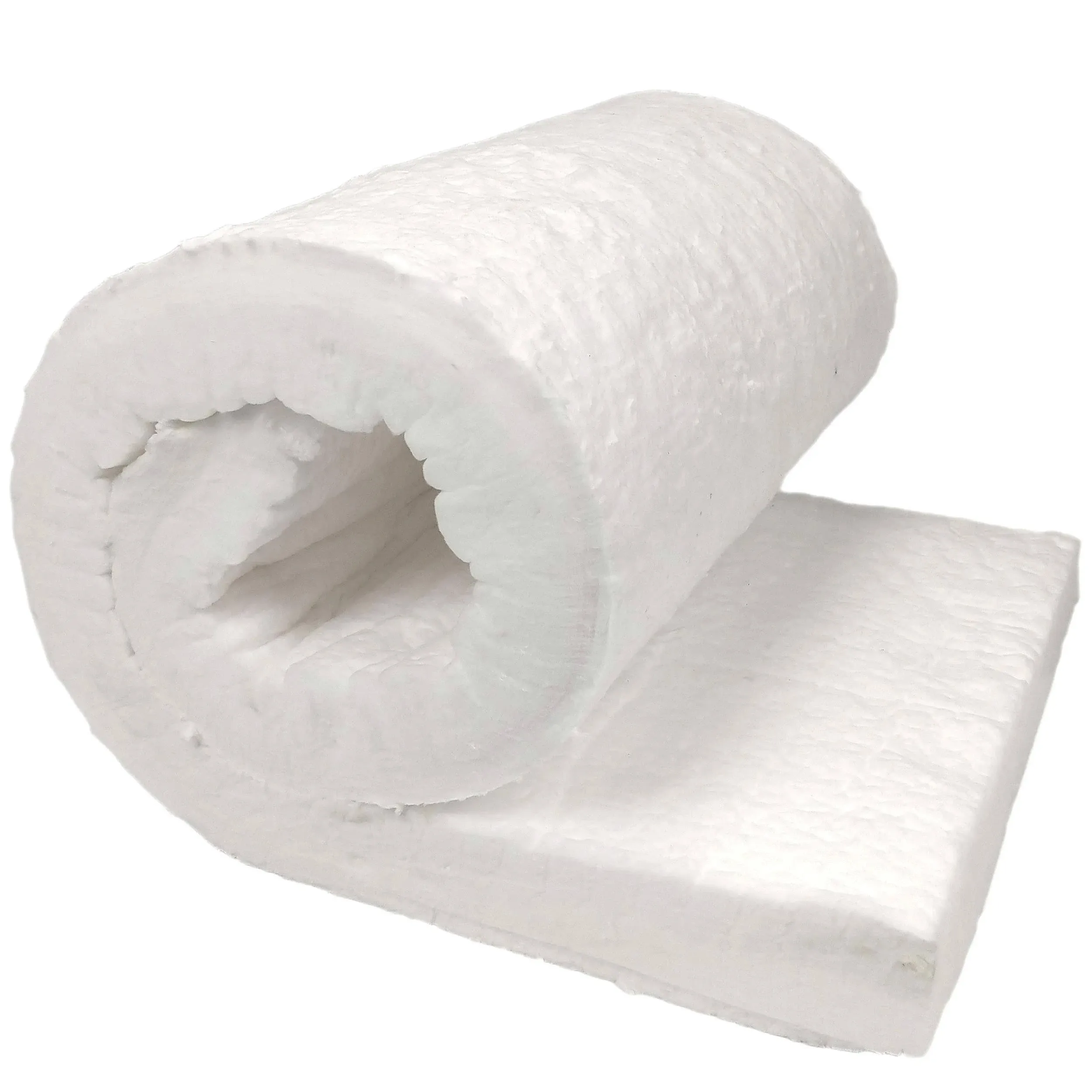 Ceramic Fiber Insulation, 2" Thick x 16" x 48", 2400F Fireproof Insulation Blanket, 3037E