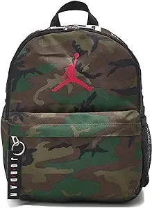 Nike Air Jordan Mini BackPack, Camo/Red, One Size