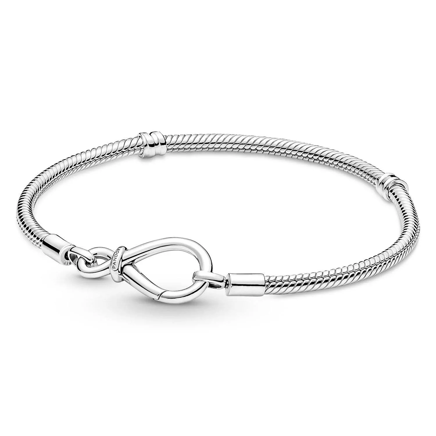 Pandora Moments Infinity Knot Snake Chain Bracelet