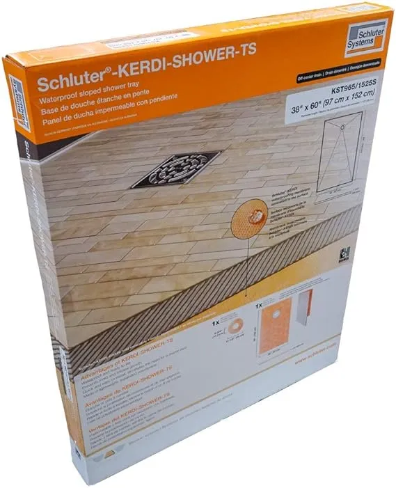 Schluter Kerdi Center Shower Tray