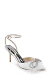 Shop Badgley Mischka Sacred Bow Heels White