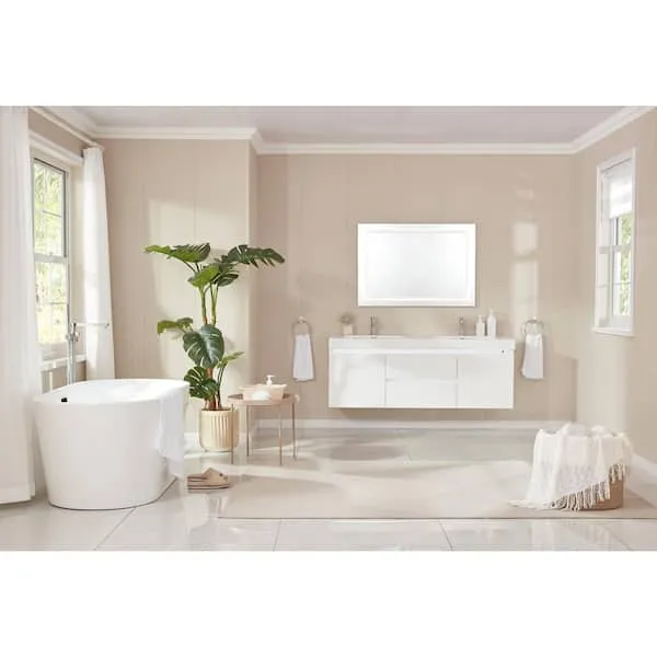 Vanity Art Freestanding Acrylic Soaking Bathtub VA6815