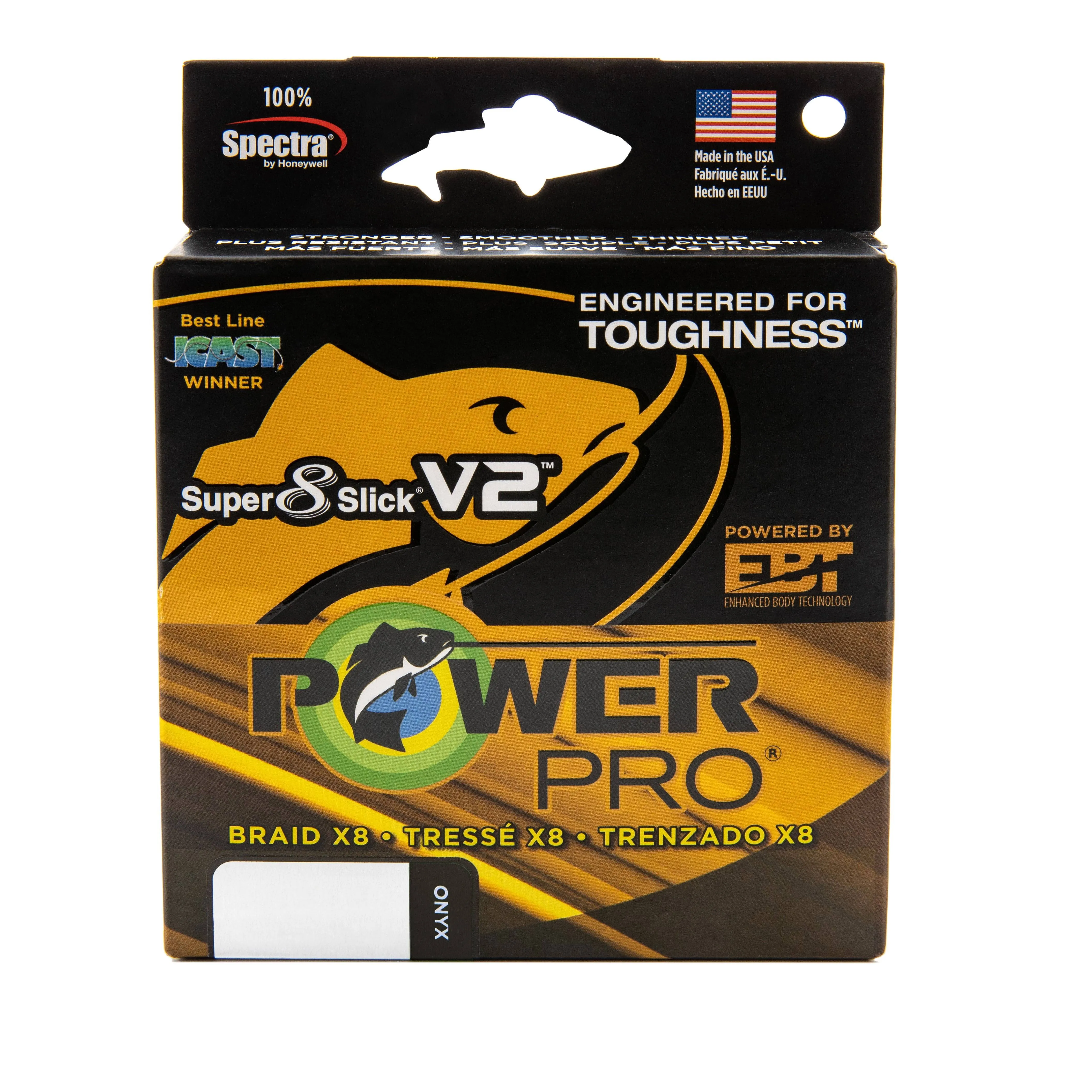 Power Pro Super Slick V2 Onyx 50 lb 300 Yards