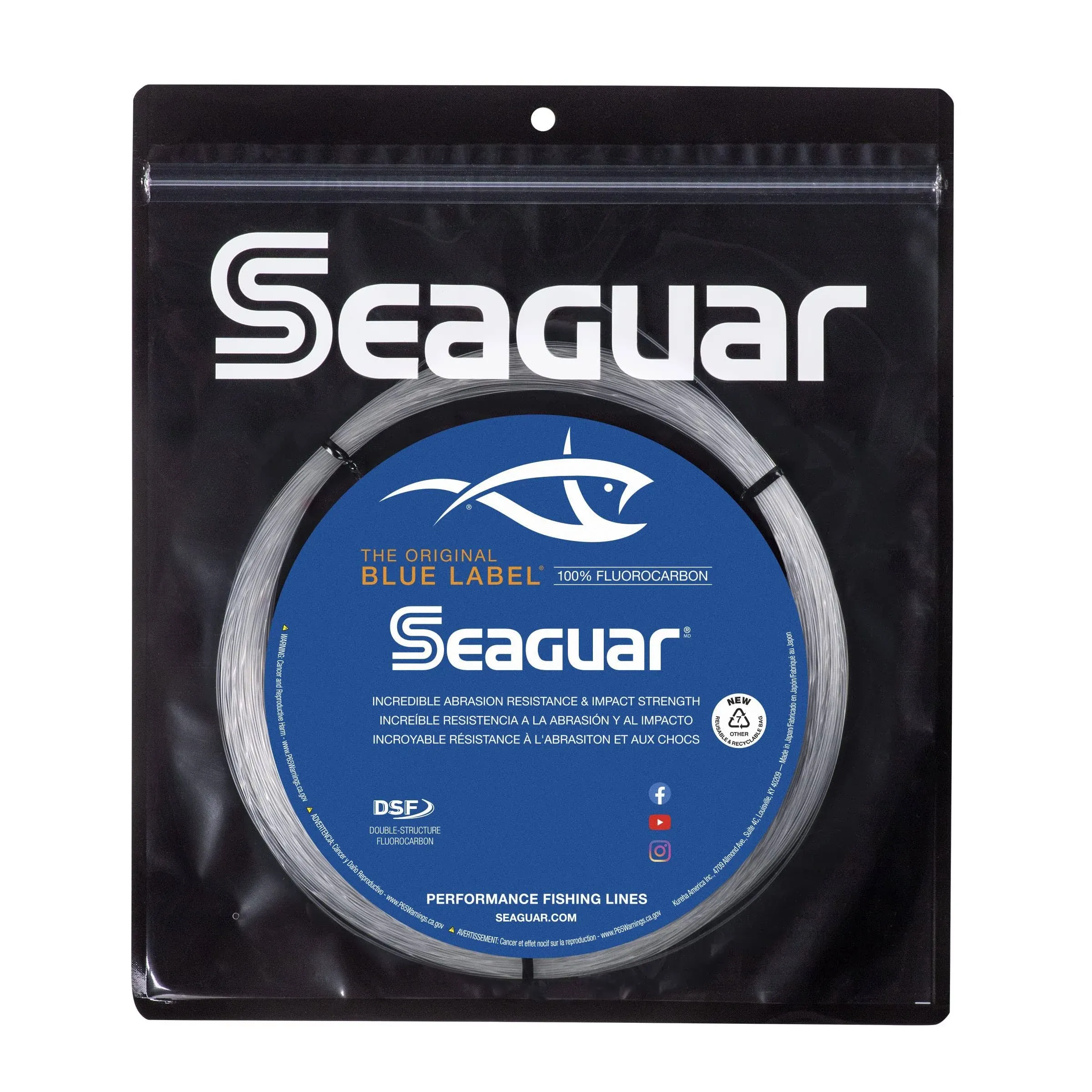 Seaguar Blue Label Big Game Fluorocarbon Leader