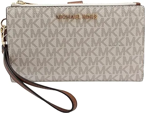 Michael Kors Women's Jet Set Travel Double Zip Wristlet