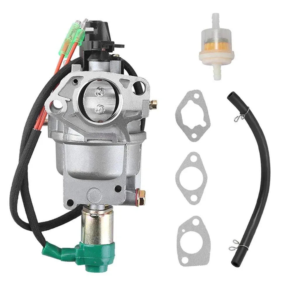 Carburetor with Solenoid Compatible With Honda GX390 GX340 8HP 9HP 11HP 13HP Generator