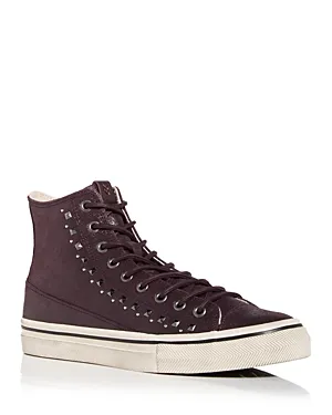 Men's Vulc Multi Stud Mid Top Sneakers In Port