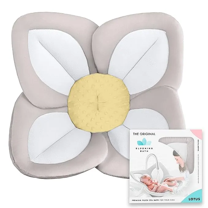 Blooming Bath Lotus - Baby Bath (Gray/White/Yellow)