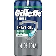 Gillette Sensitive Skin Triple Protection Shave Gel 2 Count / 7 oz