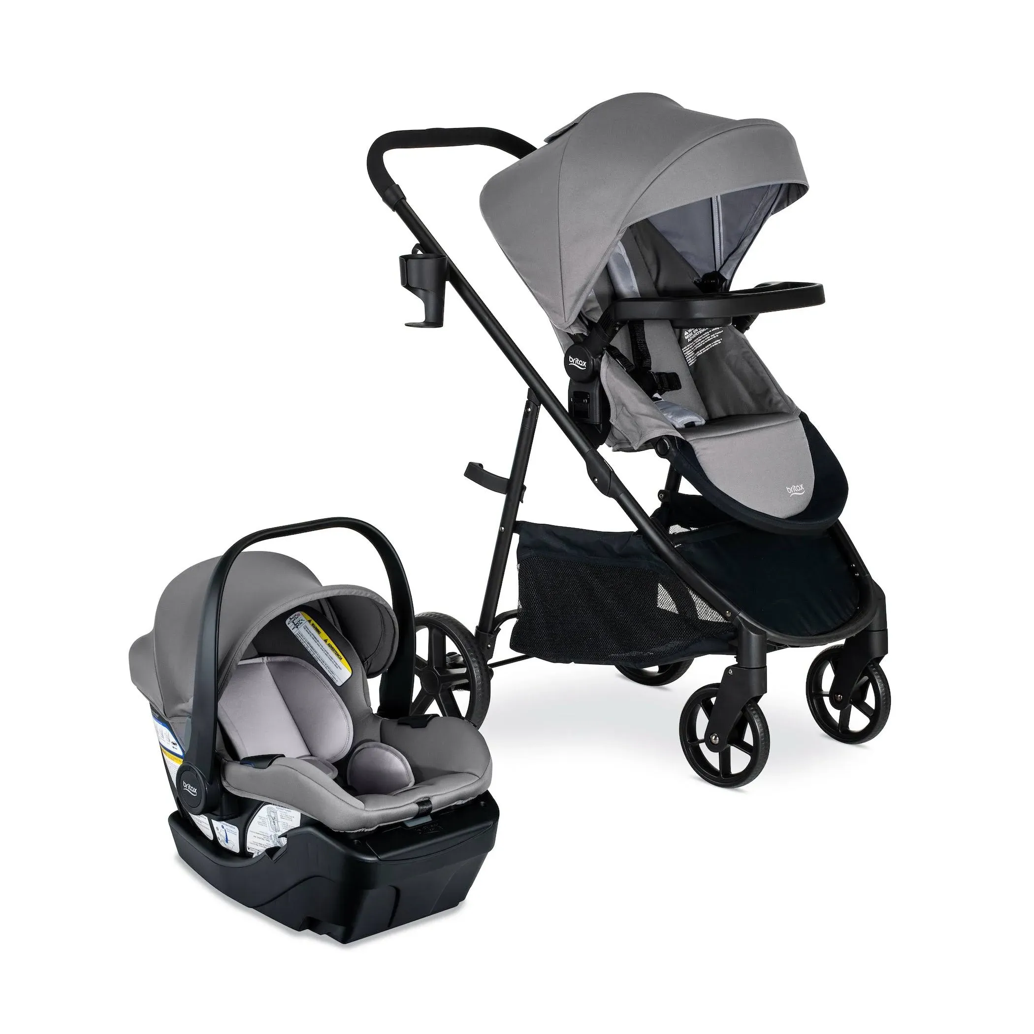 Britax - Willow Brook Travel System, Graphite Glacier