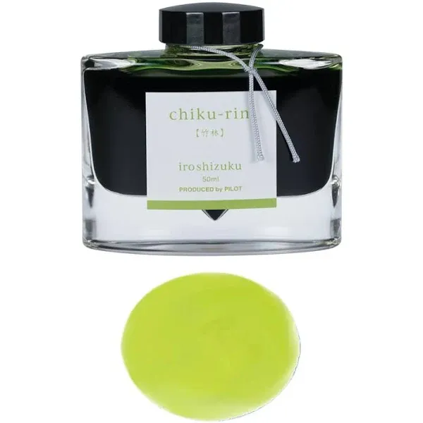 Pilot Iroshizuku Bottled Fountain Pen Ink (50ml) Bamboo Forest (Chiku-Rin)