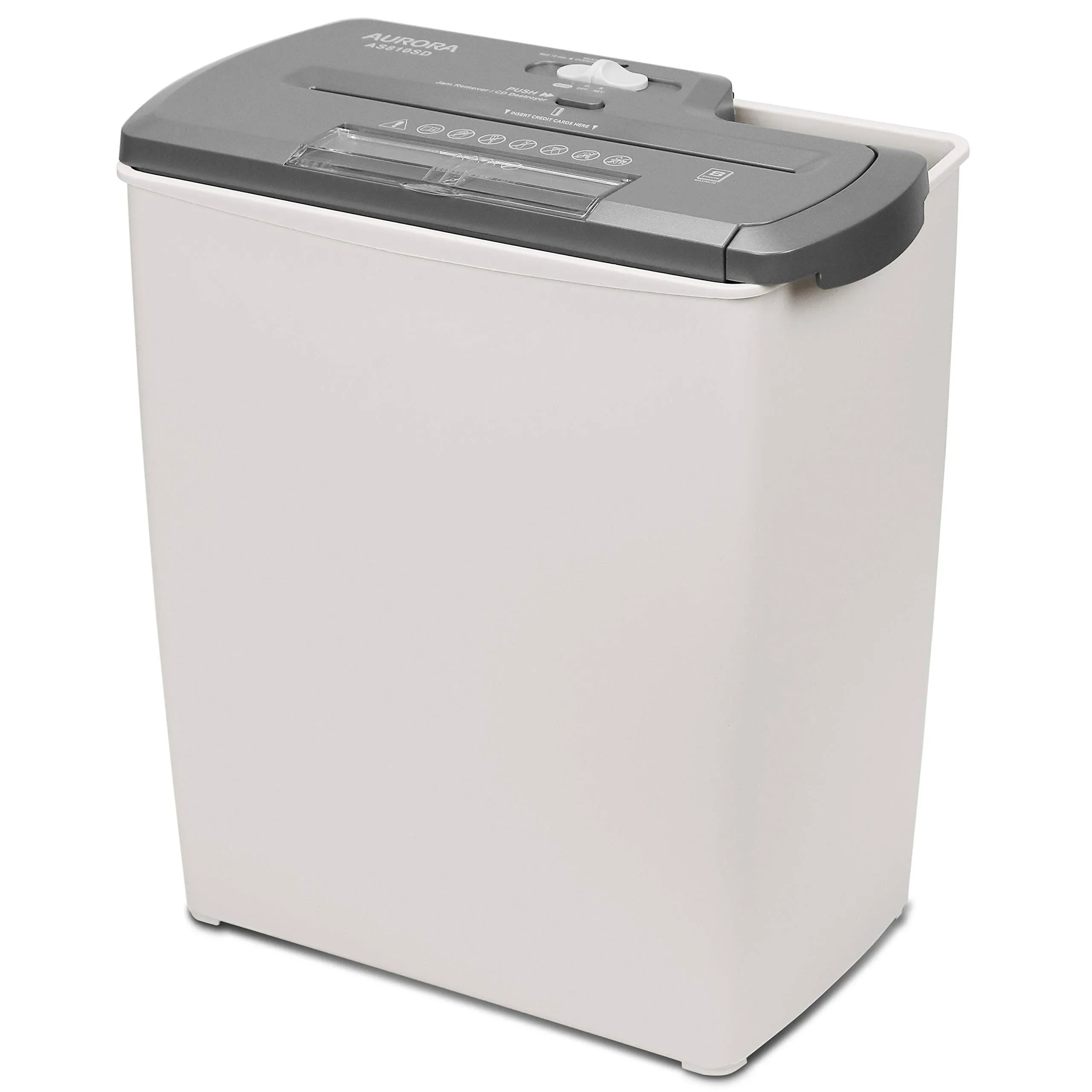 Aurora 8-Sheet Strip Cut Paper Shredder - AS810SD