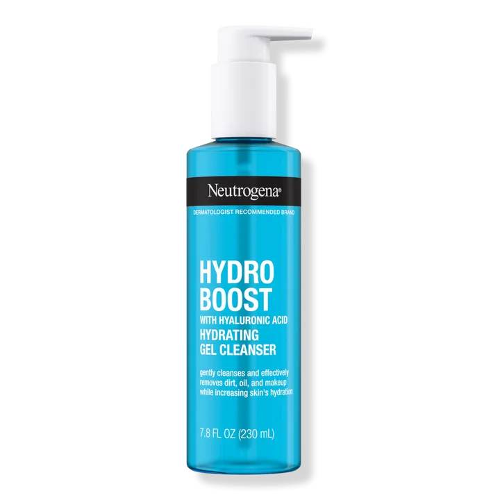 Neutrogena Hydro Boost Gel limpiador facial, limpiador facial suave hidratante y ...