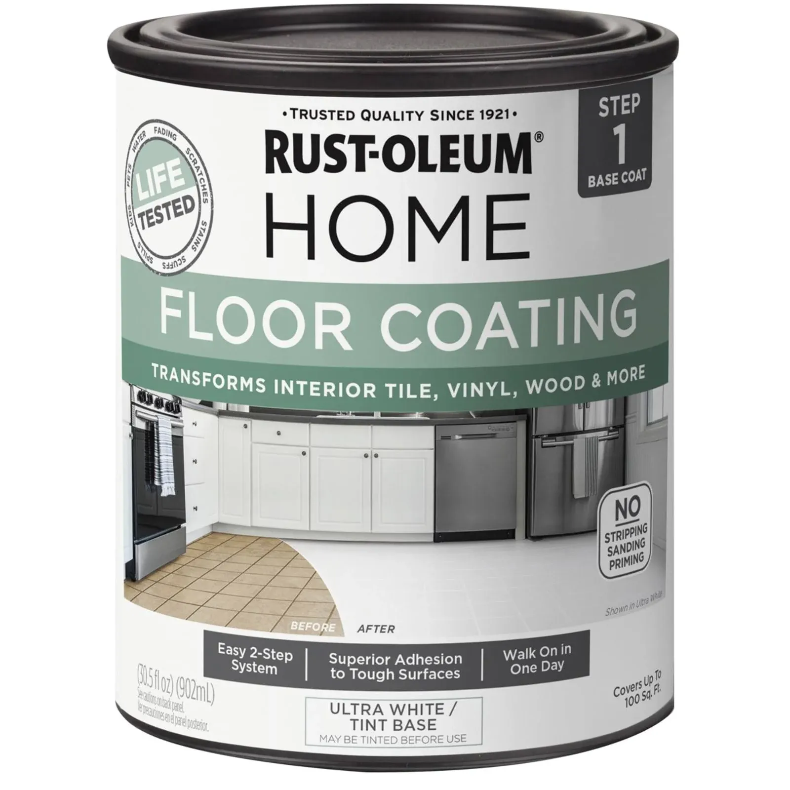 Rust-Oleum Home Floor Coating Ultra White Tint Base Base Coat