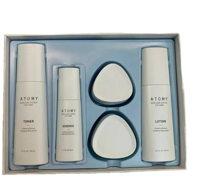 The Fame Skin Care System 1 SET including 5 kinds of skincare - Lotion, Toner, Essence, Eye Cream, Nutrition Cream | Korean Cosmetics | Unfading Beauty & Reputation | Strengthen Skin