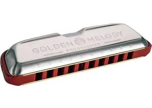 Hohner M544BX-F Golden Melody Harmonica Key of F