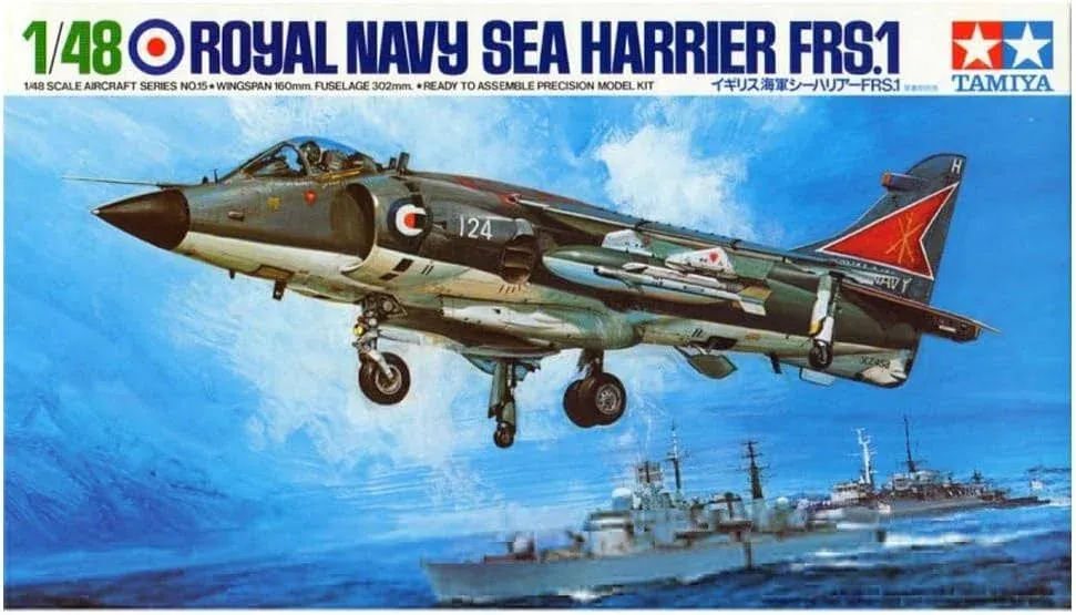 Tamiya Models Royal Navy Sea Harrier FRS.1 Model Kit