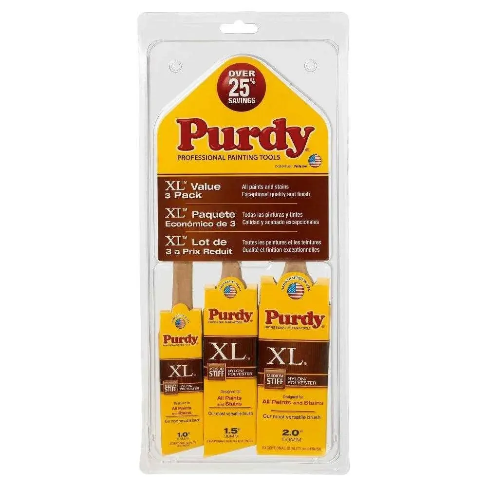 Purdy XL Brush 3 Pack