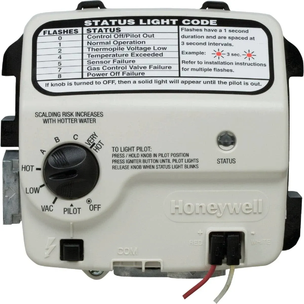 Reliance Water Heater Honey LP Gas Valve