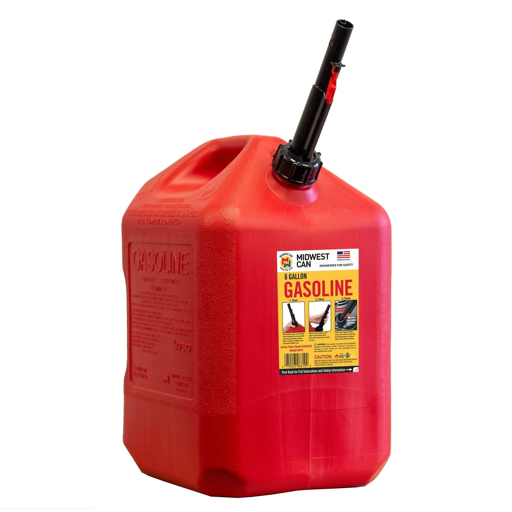 Midwest 6 Gallon Gas Can