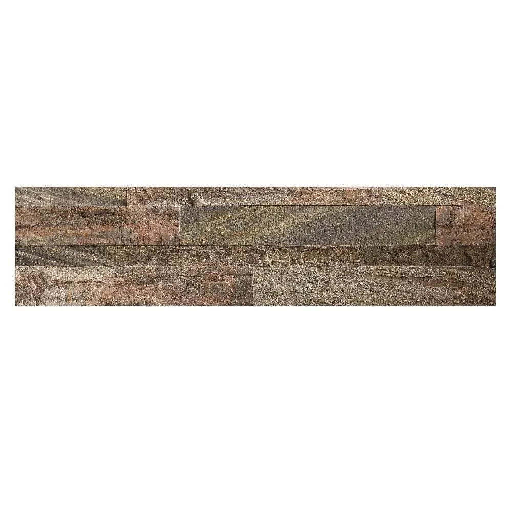 Aspect Stone Peel and Stick 5.9-in x 23.6-in Weathered Quartz Backsplash Panels A97-80