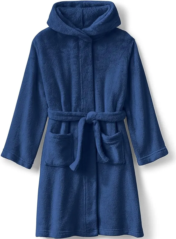 Lands' End Kids Hooded Fleece Robe