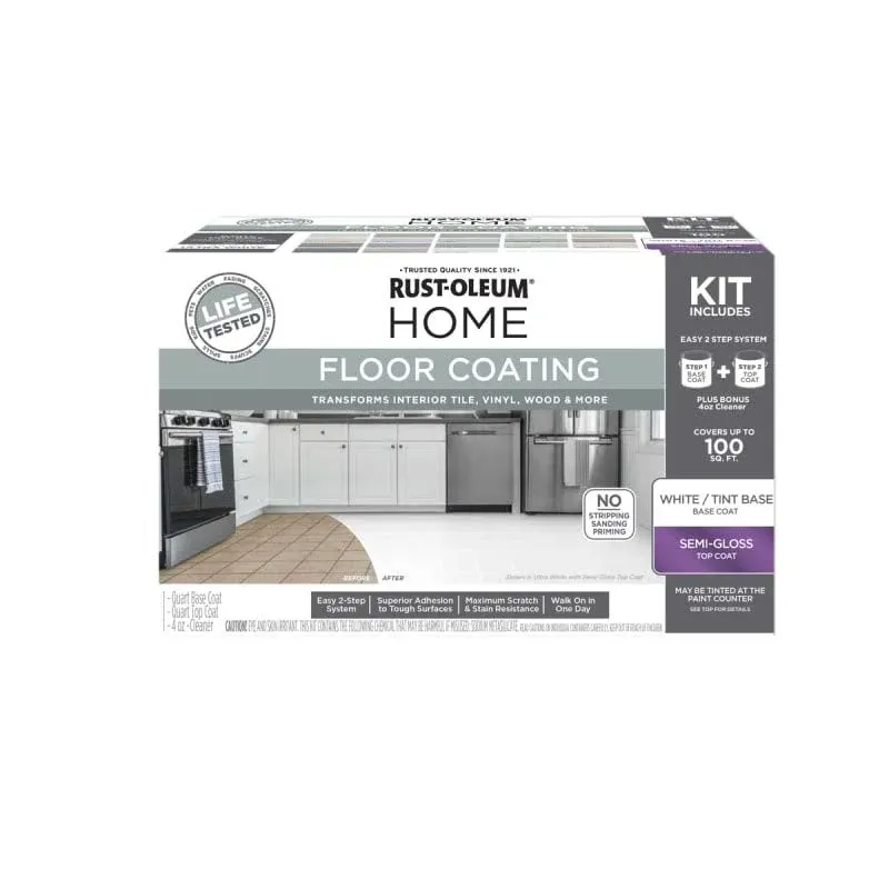 Rust-Oleum Home Floor Coating Deep Tint Base Matte Kit