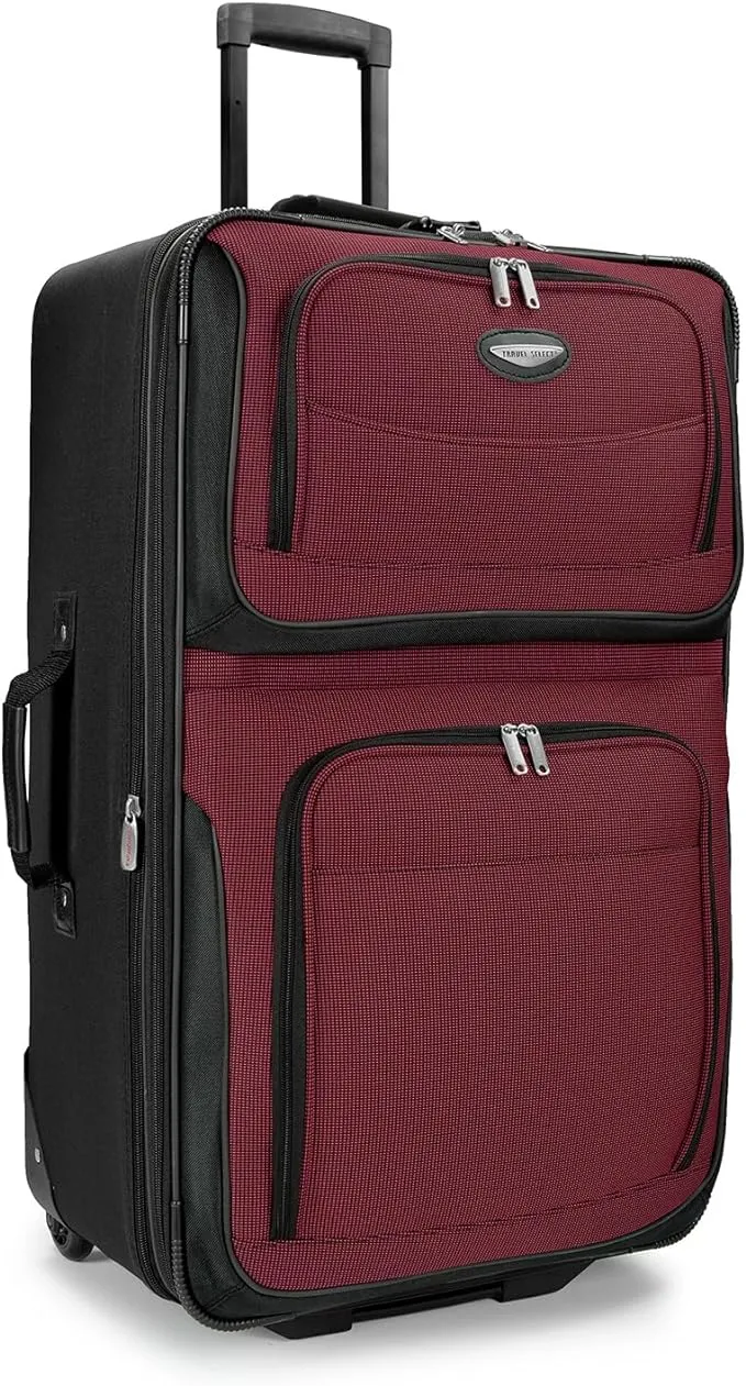 Traveler's Choice Unisex Amsterdam 29" Expandable Rolling Upright Red Size OSFA