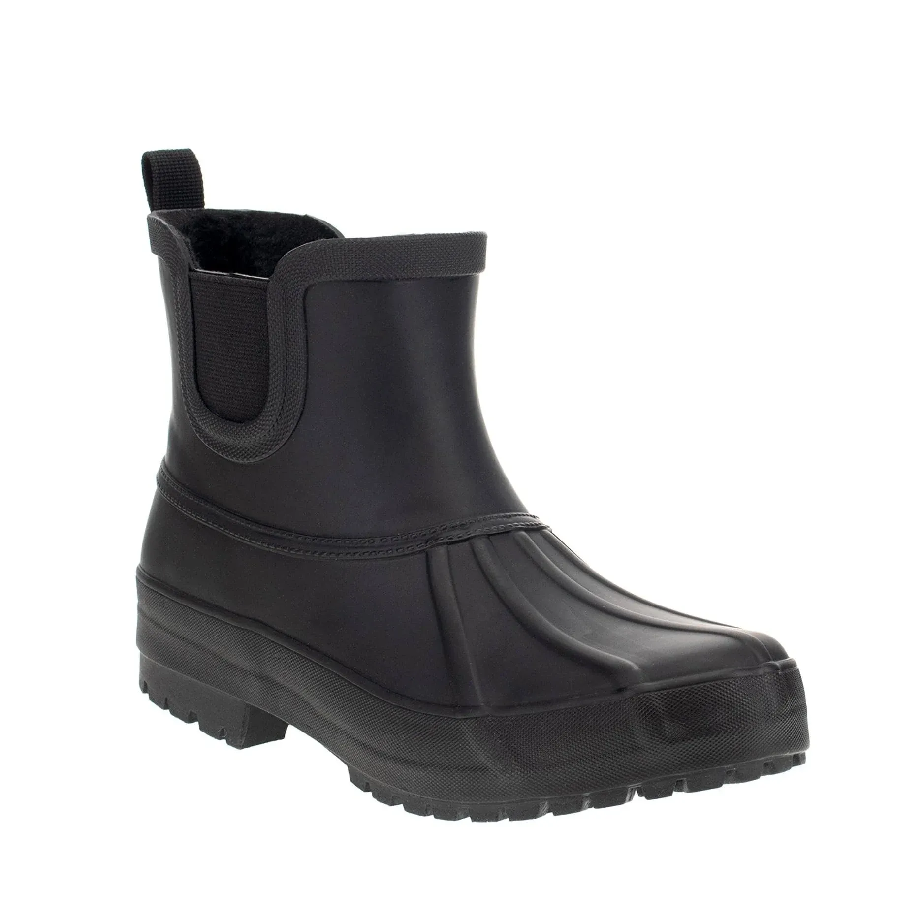 Chooka Women&#x27;s Waterproof Plush Chelsea Bootie Rain Boot - (Size 9)