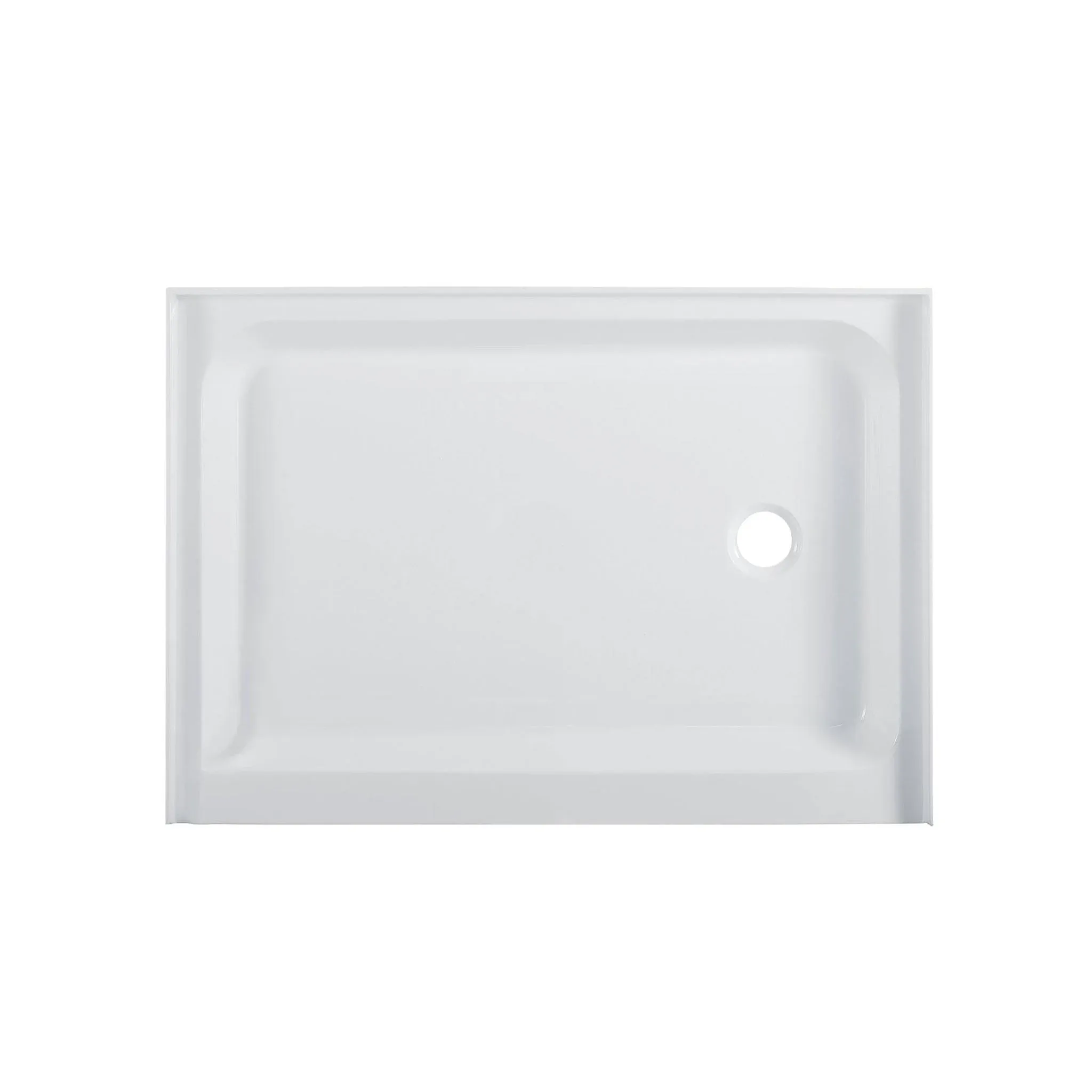 Swiss Madison Voltaire 48" x 36" Acrylic White, Single-Threshold, Right Drain ...